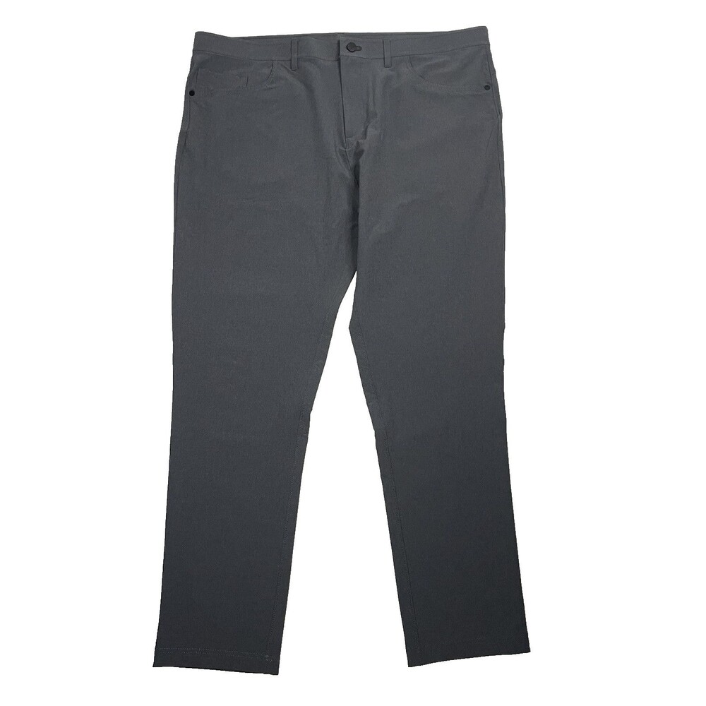 Public Rec Pants Mens 42 Dealmaker Gray Workday Chino Tech Slim Straight Preppy